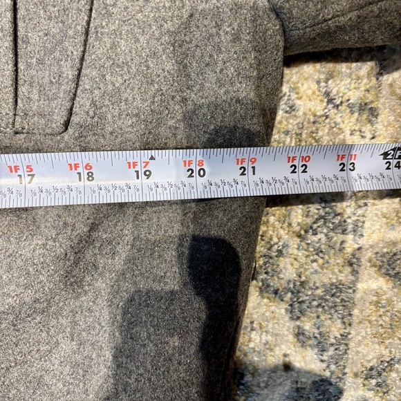 Guess 54% Wool Military Army Outdoor Coat– Men’s Medium- Gray Safari Rare Luxury - Picture 13 of 15